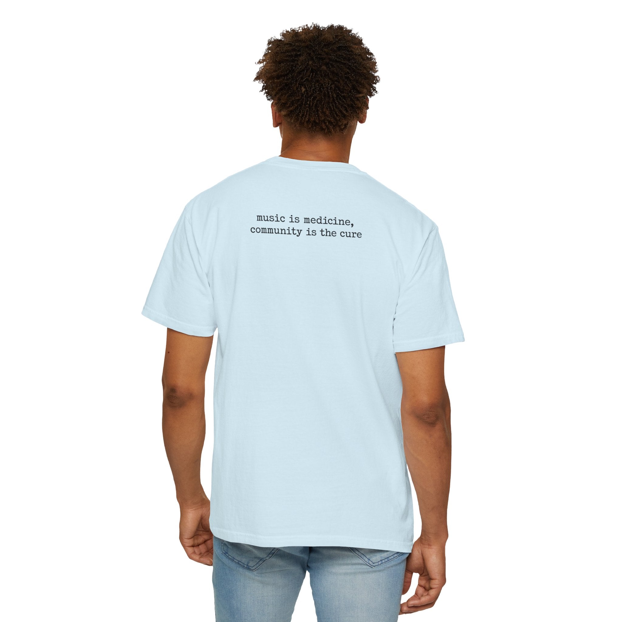 Music Pill T-Shirt — "the antiDUBpressants" Vintage Headphone Graphic