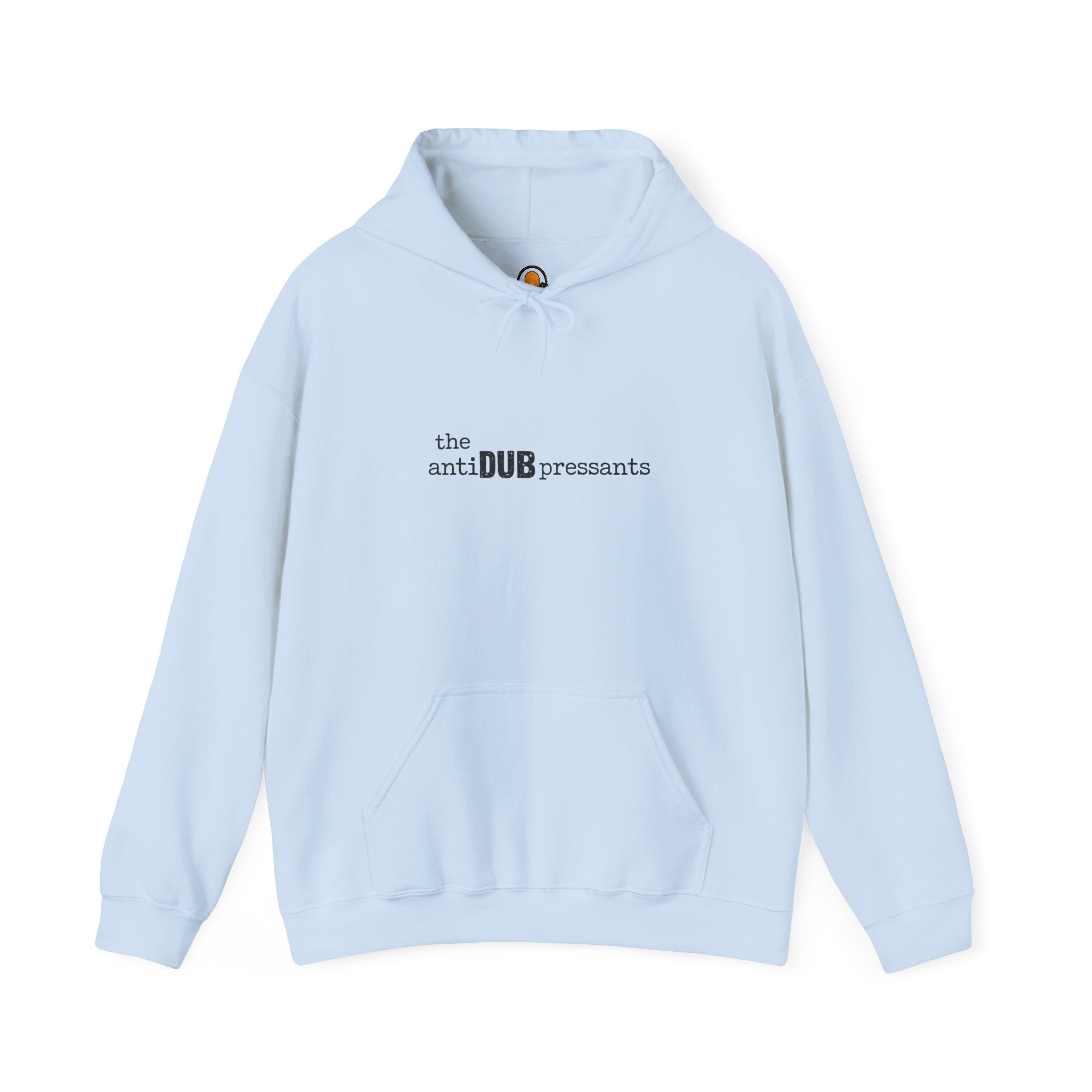 the antiDUBpressants Hoodie — “Music is medicine, community is the cure” Minimal Pullover