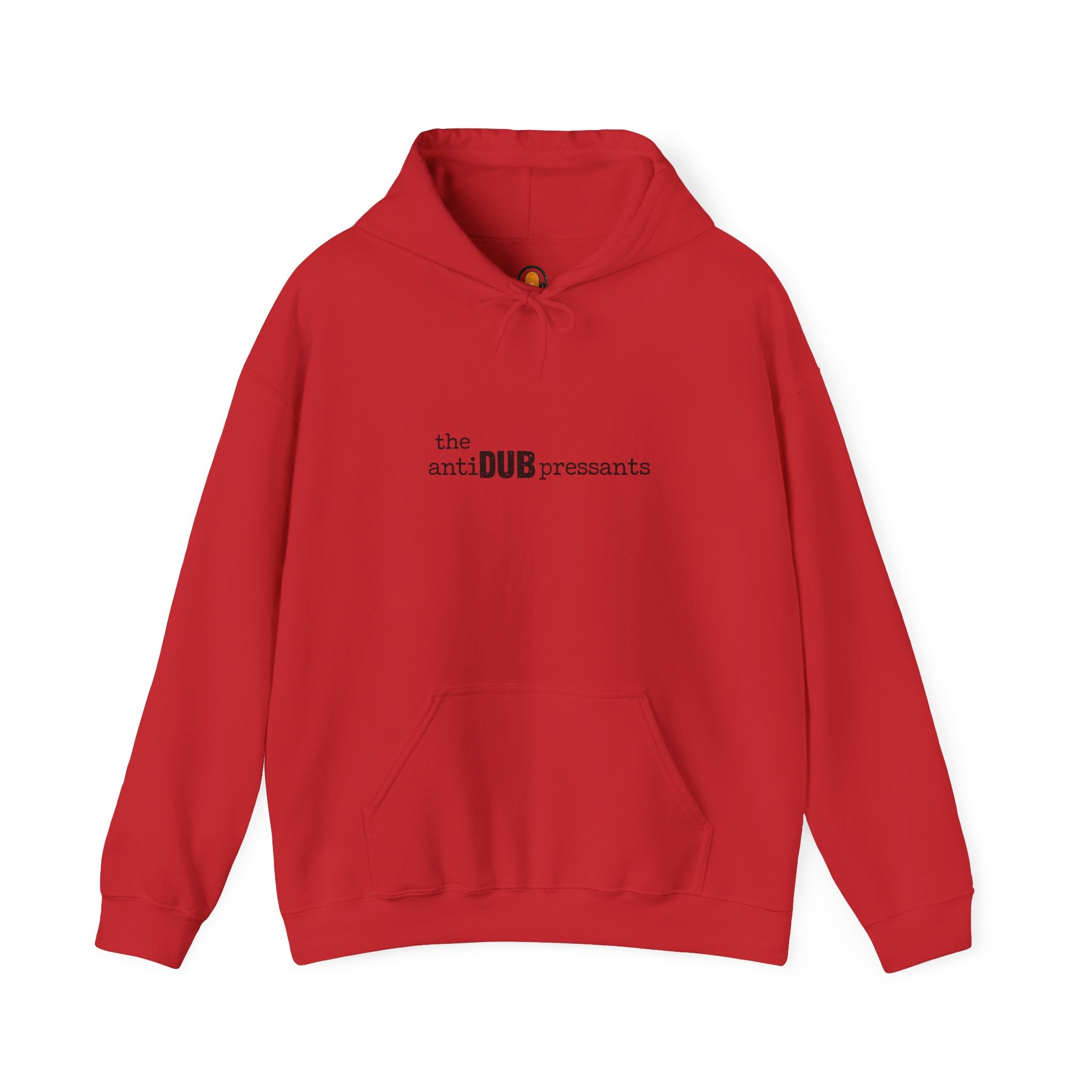 the antiDUBpressants Hoodie — “Music is medicine, community is the cure” Minimal Pullover