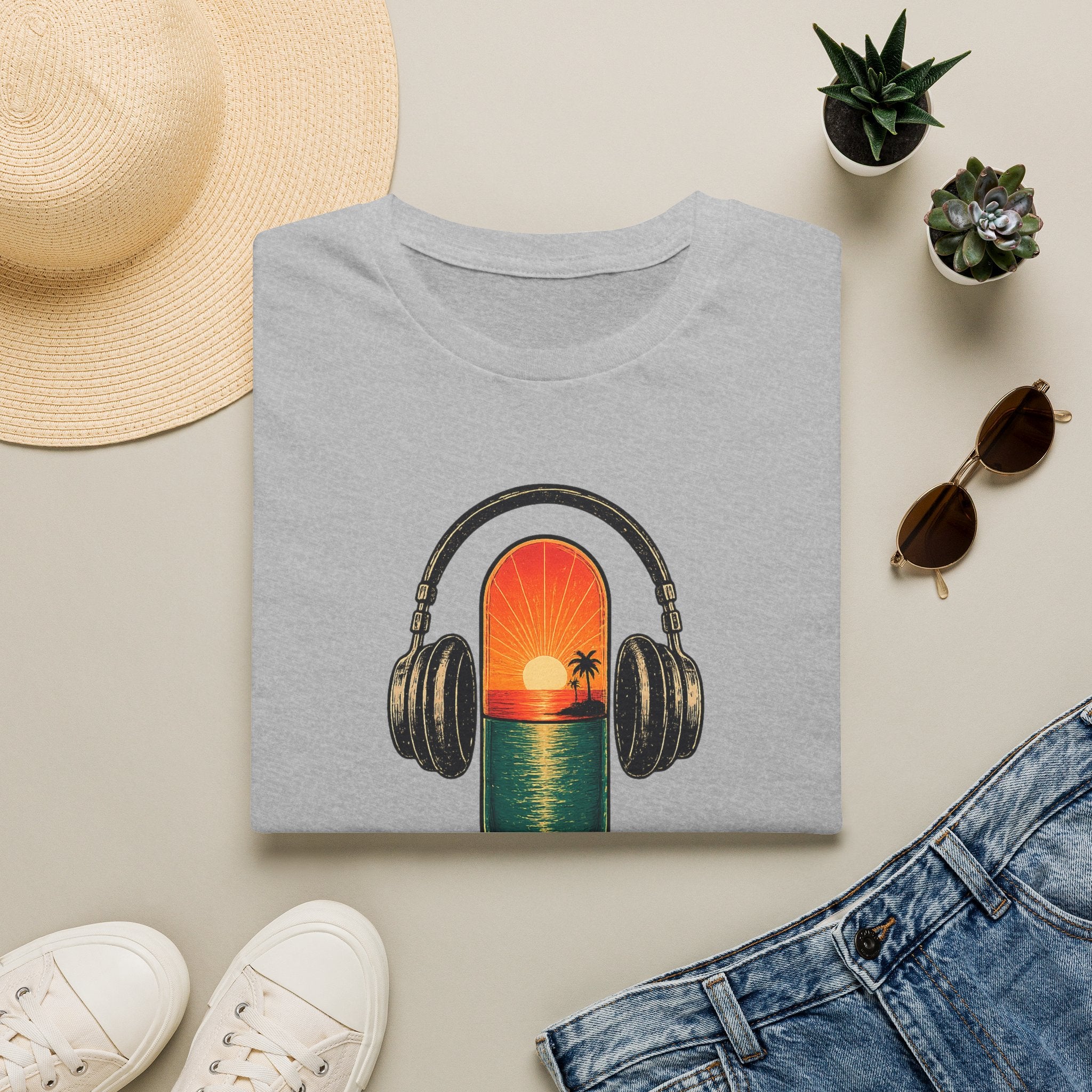 Sunset Pill Concert T-Shirt — the antiDUBpressants retro T