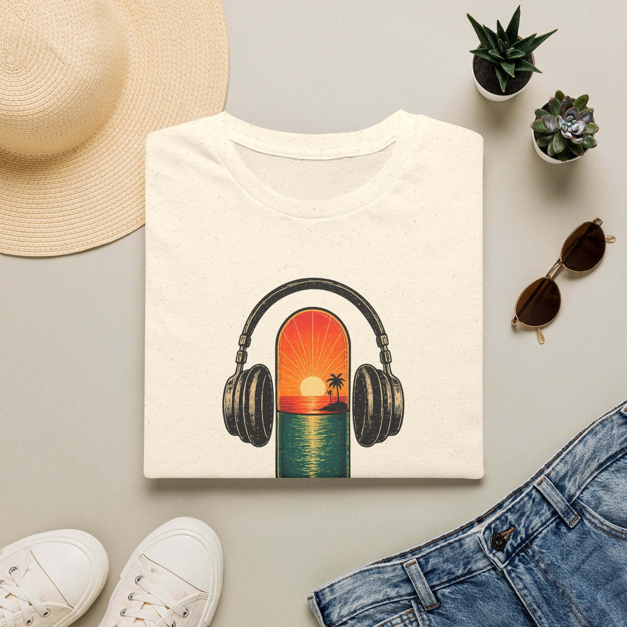 Sunset Pill Concert T-Shirt — the antiDUBpressants retro T