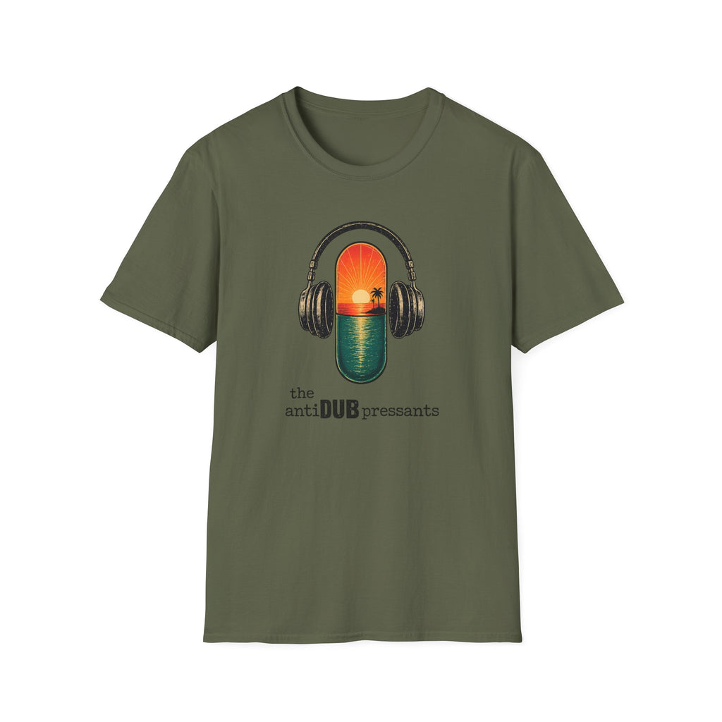Sunset Pill Concert T-Shirt — the antiDUBpressants retro T