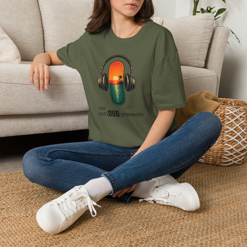 Sunset Pill Concert T-Shirt — the antiDUBpressants retro T