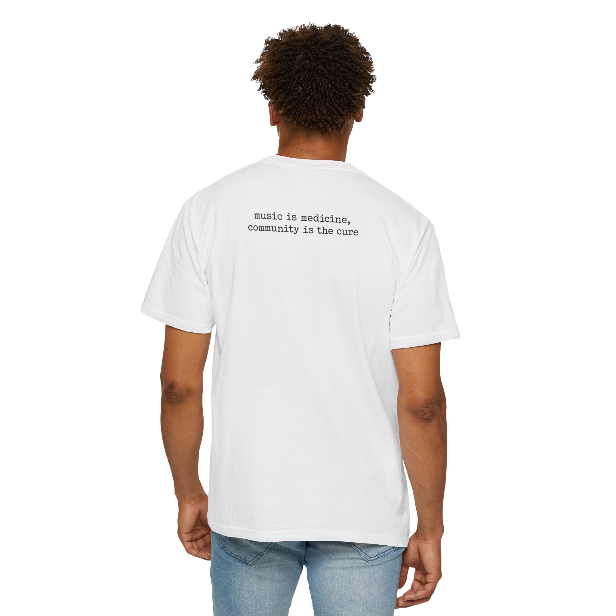 Music Pill T-Shirt — "the antiDUBpressants" Vintage Headphone Graphic
