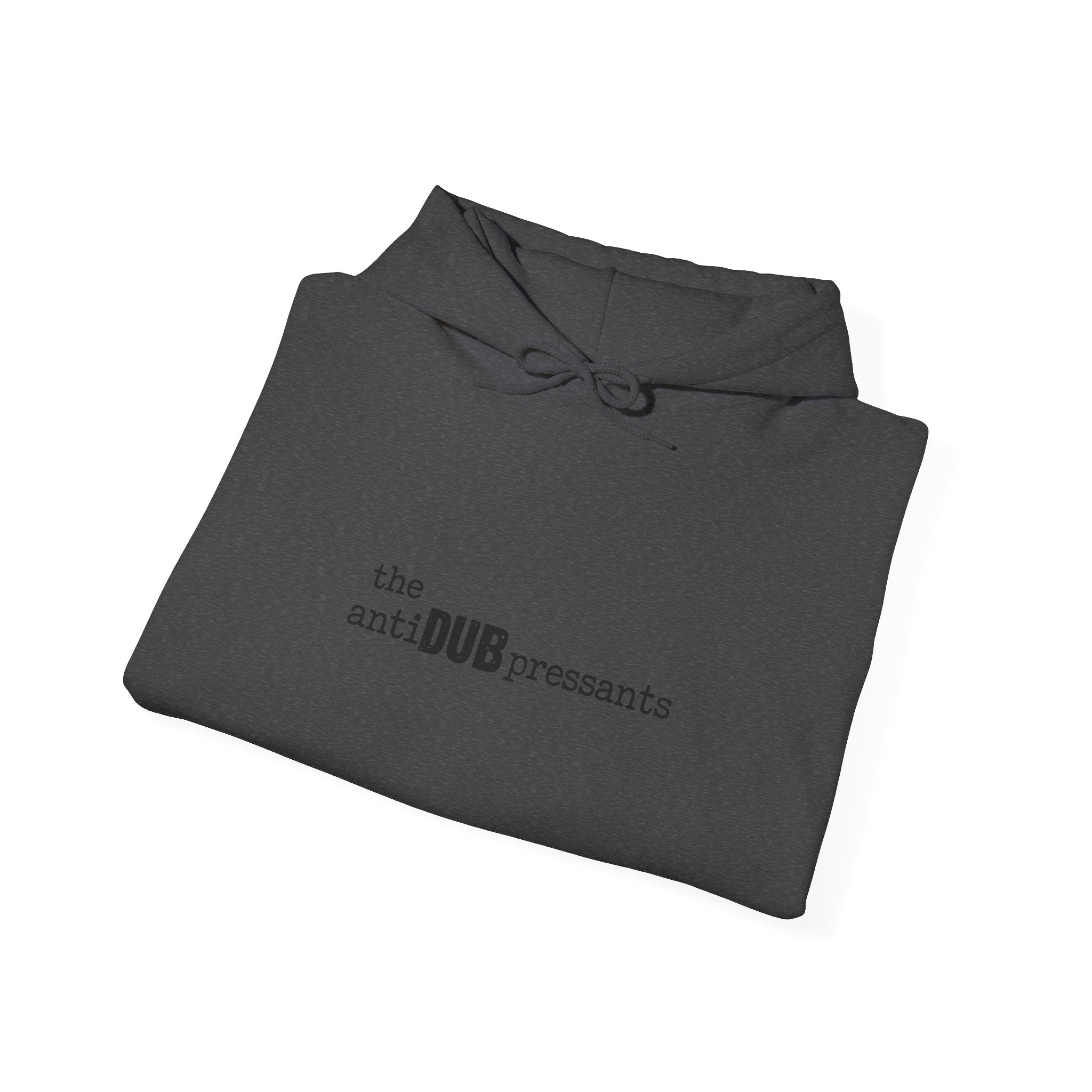 the antiDUBpressants Hoodie — “Music is medicine, community is the cure” Minimal Pullover