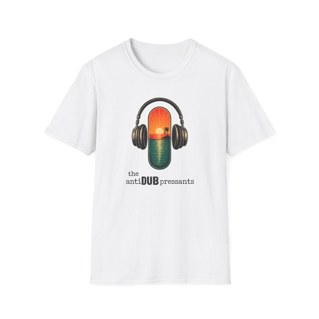 Sunset Pill Concert T-Shirt — the antiDUBpressants retro T