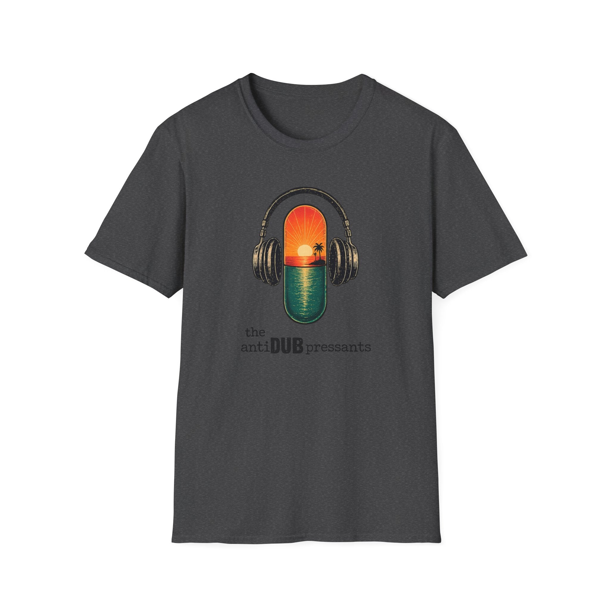 Sunset Pill Concert T-Shirt — the antiDUBpressants retro T