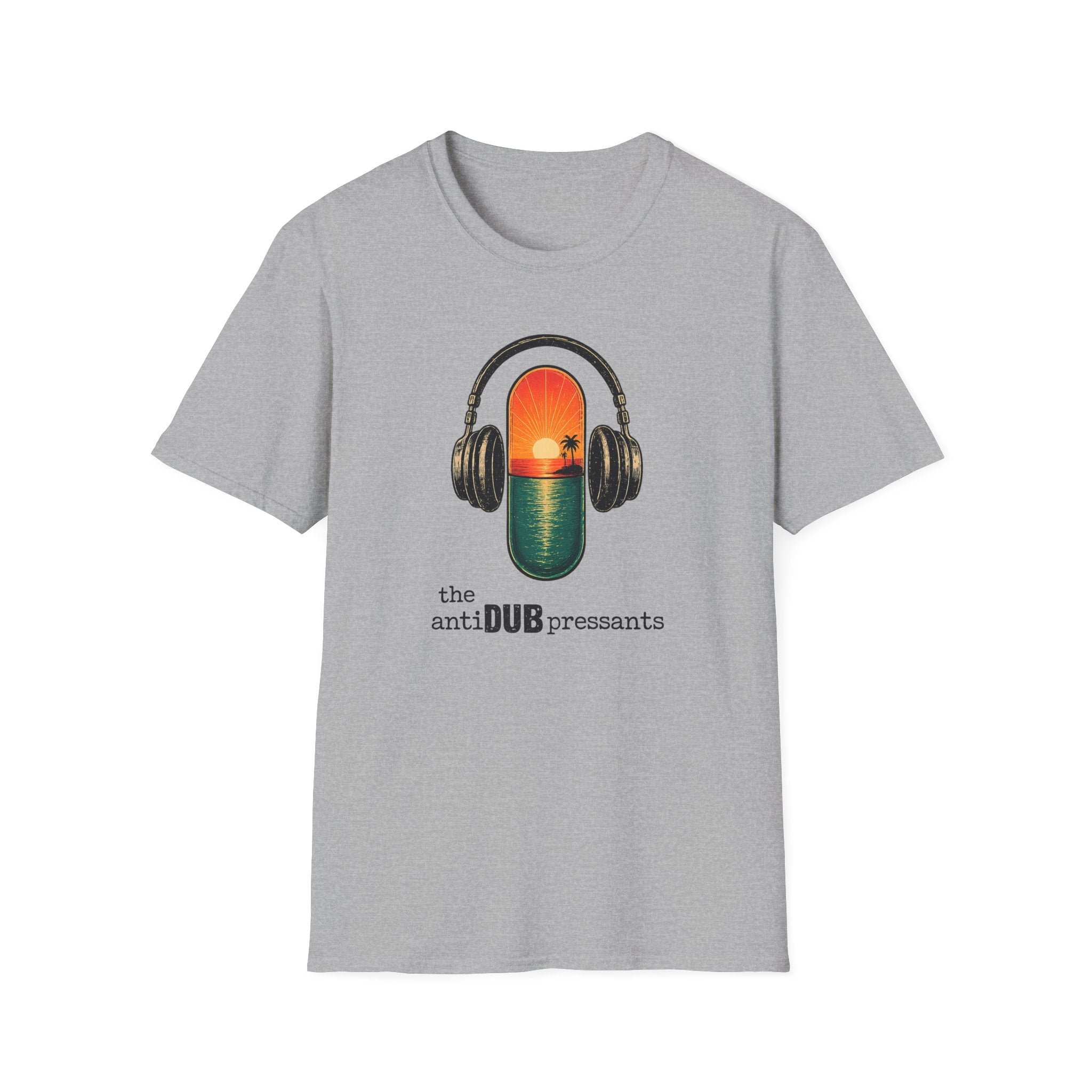 Sunset Pill Concert T-Shirt — the antiDUBpressants retro T