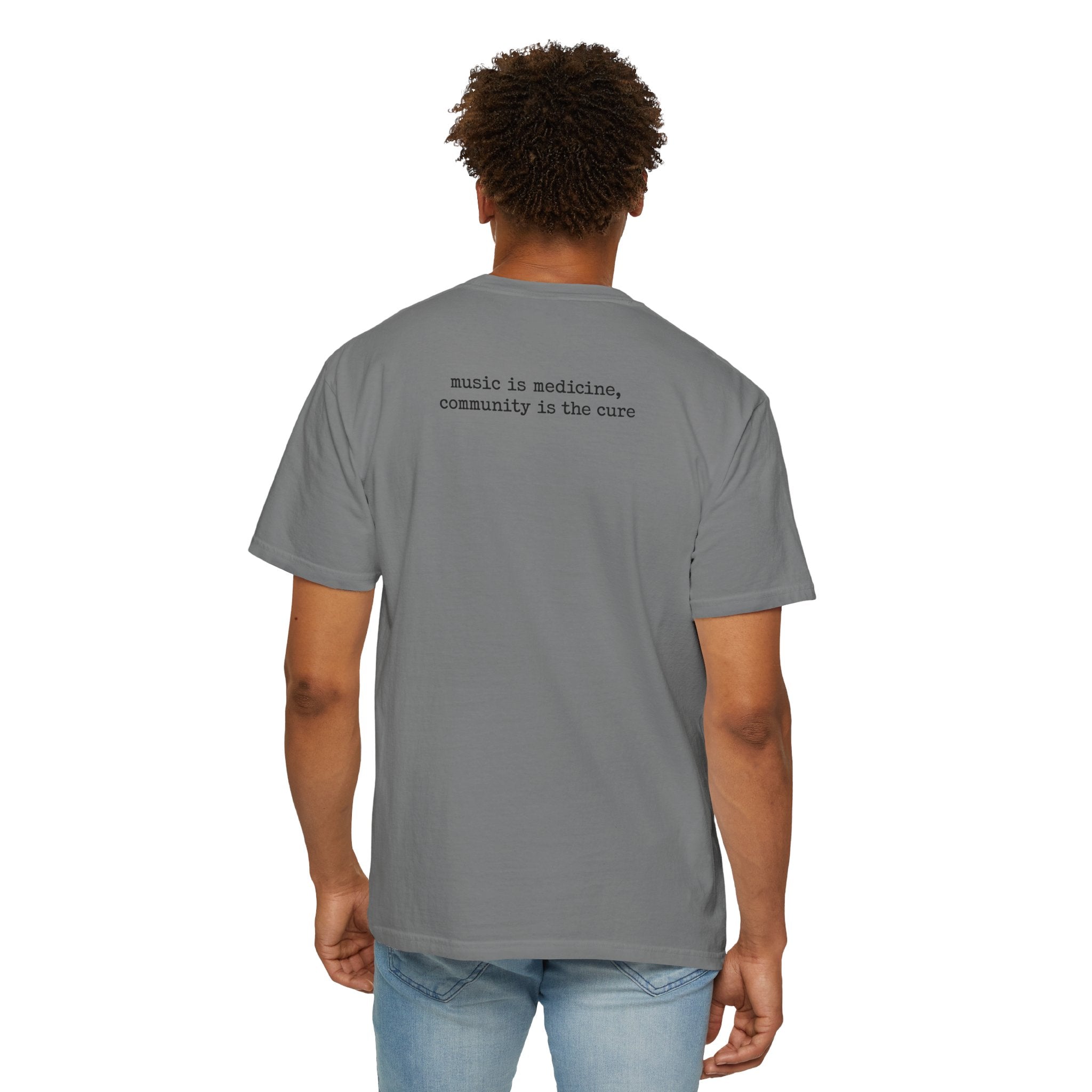 Music Pill T-Shirt — "the antiDUBpressants" Vintage Headphone Graphic